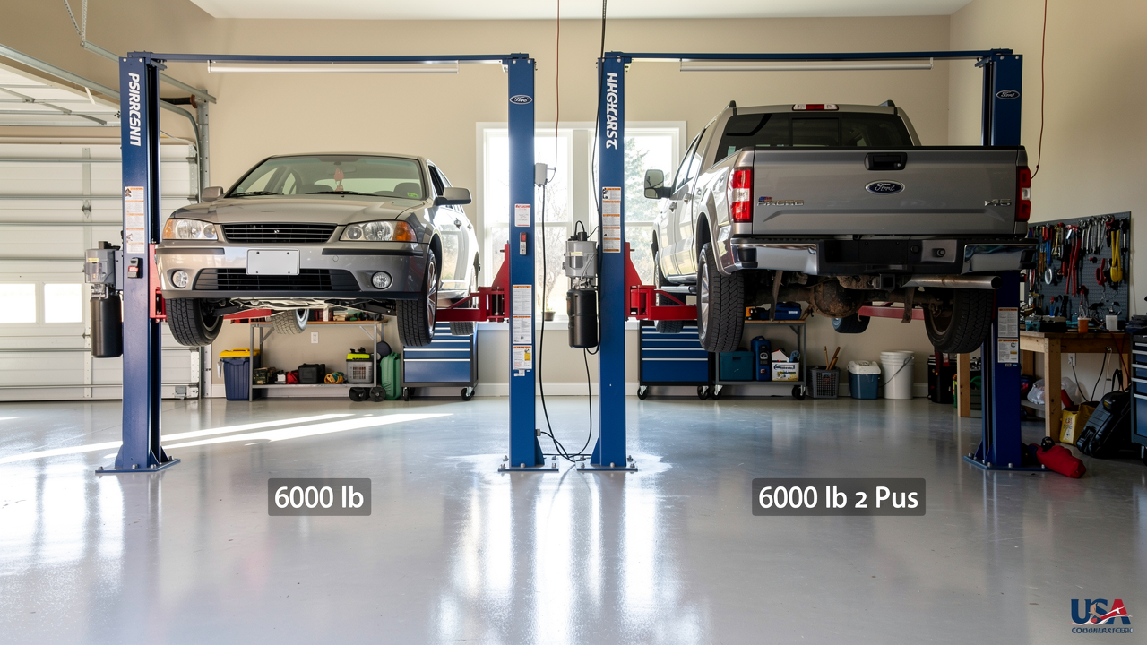 9000 lb Car Lift vs 6000 lb Car Lift: Which Weight Capacity Do You Need?