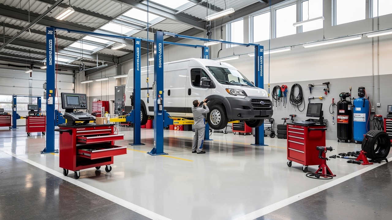 Commercial Fleet Garage Setup: Essential Heavy Duty Equipment for 2024