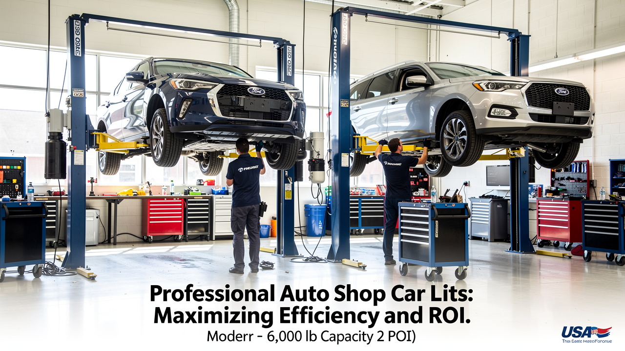 Professional Auto Shop Car Lifts: Maximizing Efficiency and ROI
