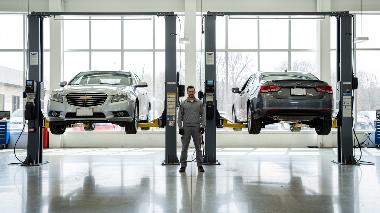 Symmetric vs Asymmetric 2-Post Car Lifts: Key Differences Explained